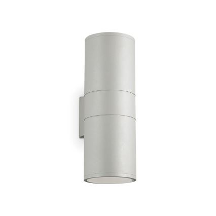 Ideal Lux - Aplique mural exterior GUN 1xE27/60W/230V 31 cm IP54 gris