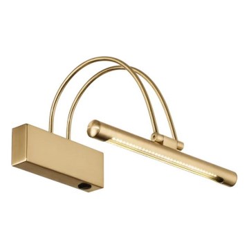 Ideal Lux - Aplique para cuadros LED BOW LED/3,5W/230V CRI 90 26 cm dorado