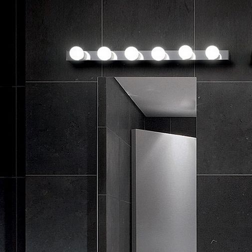 Ideal Lux - Aplique PRIVE 6xE14/40W/230V cromo brillante