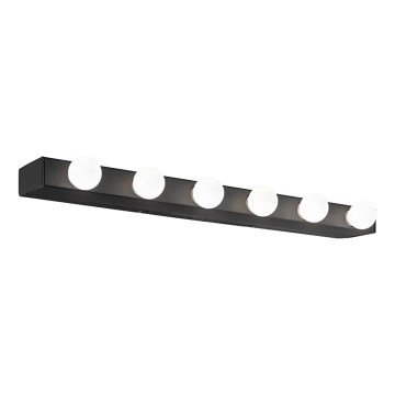 Ideal Lux - Aplique PRIVE 6xE14/40W/230V negro