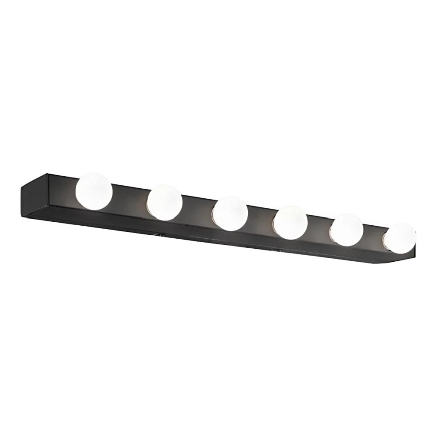Ideal Lux - Aplique PRIVE 6xE14/40W/230V negro