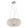Ideal Lux - Araña de cristal PASHA 10xE14/40W/230V diá. 55 cm cromo brillante