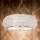 Ideal Lux - Araña de cristal PASHA 6xE14/40W/230V diá. 40 cm cromo brillante