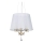 Ideal Lux - Araña de cristal PEGASO 3xE14/28W/230V diá. 40 cm dorado