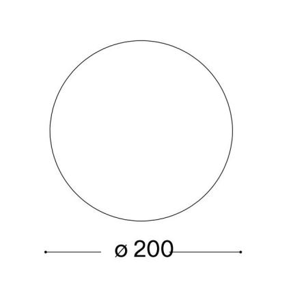 Ideal Lux - Cristal de repuesto universal MAPA E27 diámetro 20 cm blanco