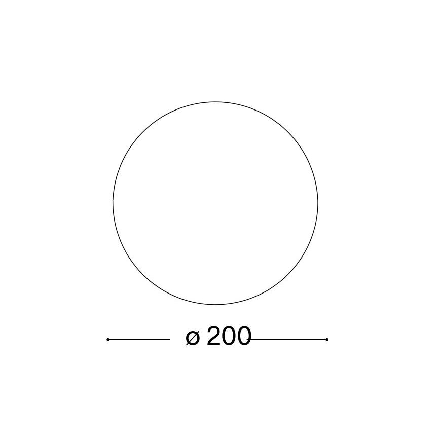 Ideal Lux - Cristal de repuesto universal MAPA E27 diámetro 20 cm blanco