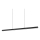 Ideal Lux - DORICA, lámpara colgante regulable con cable LED/35W/230V CRI 90, 140 cm, negra