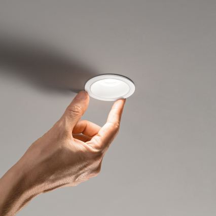 Ideal Lux - Downlight empotrable LED GAME TRIM LED/5,5W/230V 3000K CRI 90 Ø 5,8 cm blanco