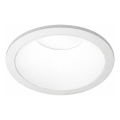 Ideal Lux - Downlight empotrado LED para baño GAME TRIM LED/11W/230V 3000K CRI 90 Ø 8,5 cm IP65 blanco