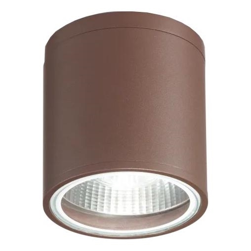Ideal Lux - Foco de baño GUN 1xGU10/28W/230V IP55 marrón