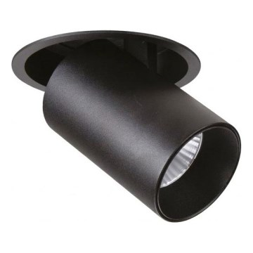 Ideal Lux - Foco empotrable LED NOVA LED/12W/230V 4000K CRI 90 Ø 10 cm negro