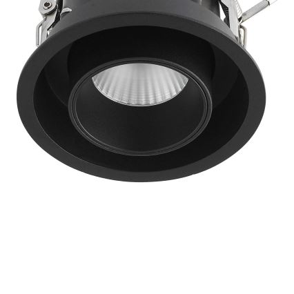 Ideal Lux - Foco empotrado LED NOVA LED/12W/230V CRI 90, diámetro 10 cm, negro