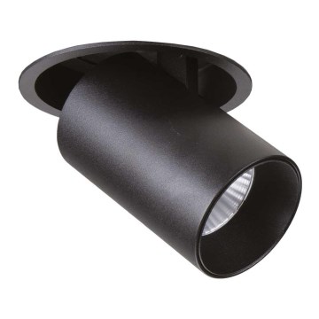 Ideal Lux - Foco empotrado LED NOVA LED/12W/230V CRI 90, diámetro 10 cm, negro