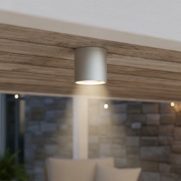 Ideal Lux - Foco exterior GUN 1xGU10/28W/230V IP55 gris