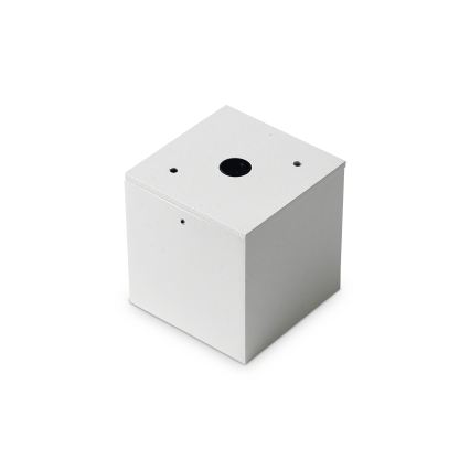 Ideal Lux - Foco exterior TECHO 1xGU10/20W/230V 9x9 cm IP54 blanco