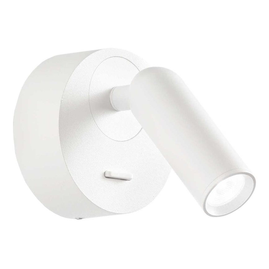 Ideal Lux - Foco LED de pared BEAN LED/3W/230V CRI 90 blanco
