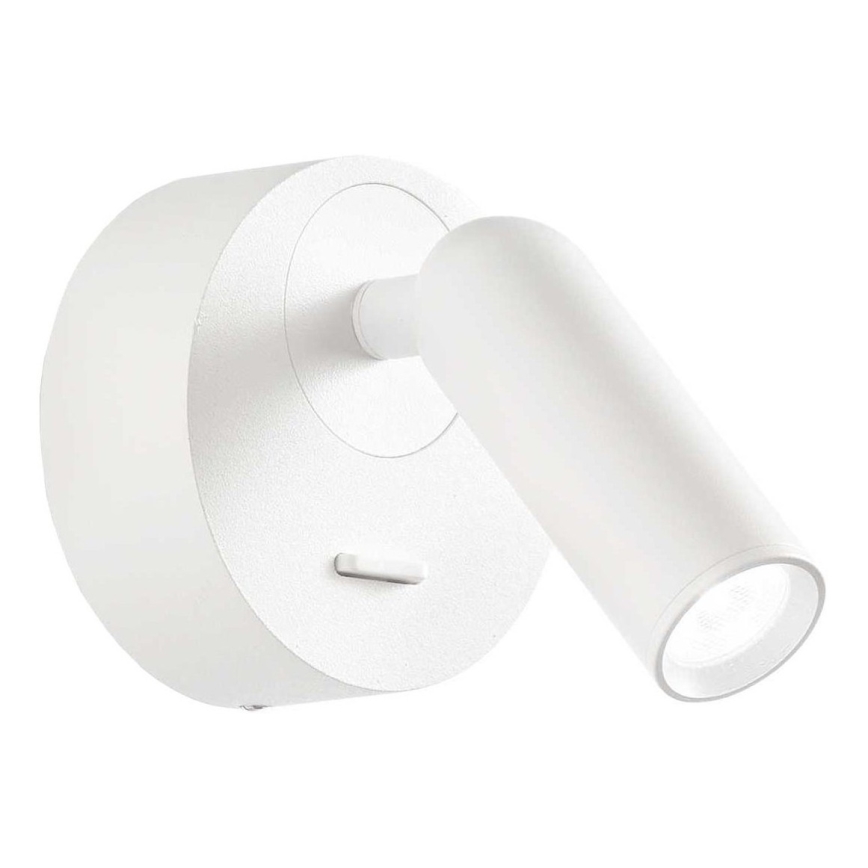 Ideal Lux - Foco LED de pared BEAN LED/3W/230V CRI 90 blanco