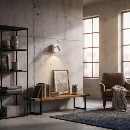 Ideal Lux - Foco LED de pared BEAN LED/3W/230V CRI 90 blanco