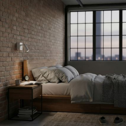 Ideal Lux - Foco LED de pared BEAN LED/3W/230V CRI 90 blanco