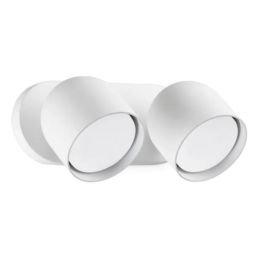 Ideal Lux - Foco LED de pared DODO 2xGX53/9W/230V blanco