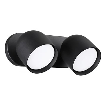 Ideal Lux - Foco LED de pared DODO 2xGX53/9W/230V negro