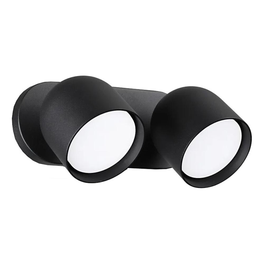 Ideal Lux - Foco LED de pared DODO 2xGX53/9W/230V negro