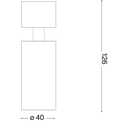 Ideal Lux - Foco LED DYNAMITE 1xGU10/7W/230V CRI 90 blanco