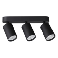 Ideal Lux - Foco LED DYNAMITE 3xGU10/7W/230V CRI 90 negro