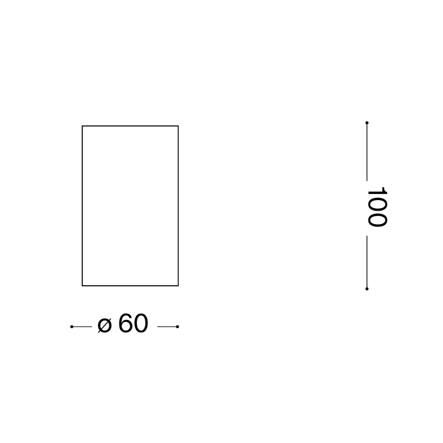 Ideal Lux - Foco LED LOOK 1xGU10/7W/230V CRI 90 diámetro 6 cm latón