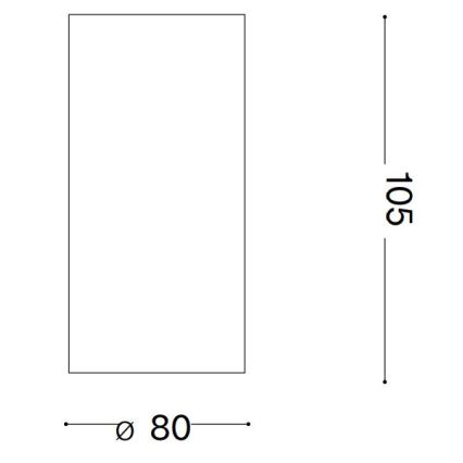 Ideal Lux - Foco LED NITRO LED/10W/230V diá. 8 cm CRI 90 blanco