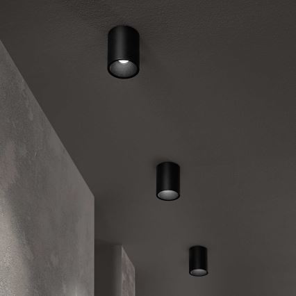 Ideal Lux - Foco LED NITRO LED/10W/230V diá. 8 cm CRI 90 negro
