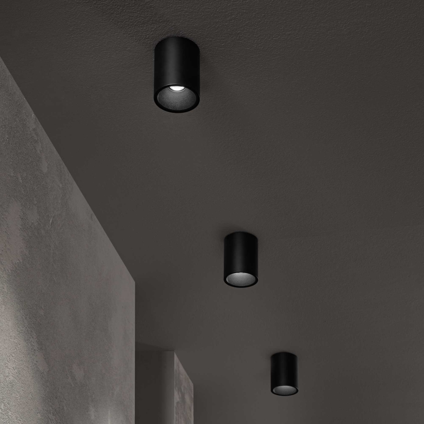 Ideal Lux - Foco LED NITRO LED/10W/230V diá. 8 cm CRI 90 negro