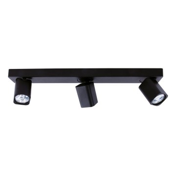 Ideal Lux - Foco LED RUDY 3xGU10/7W/230V CRI 90 negro