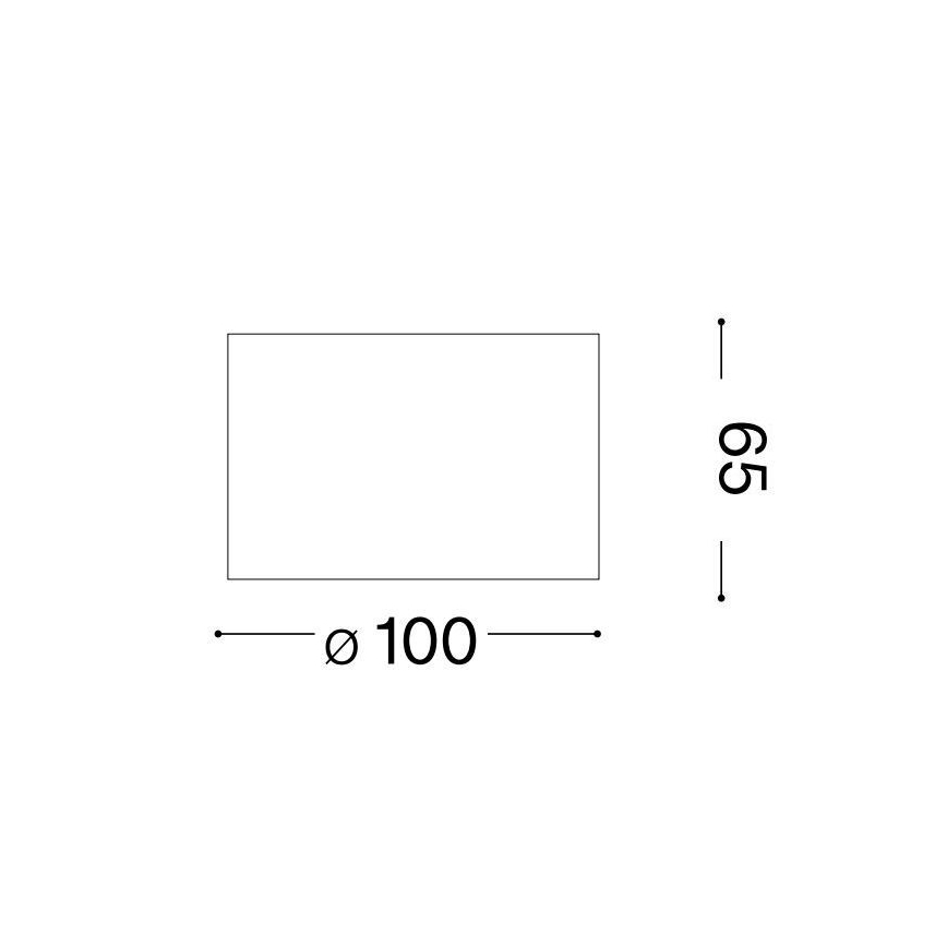 Ideal Lux - Foco LED SPIKE 1xGX53/9W/230V blanco