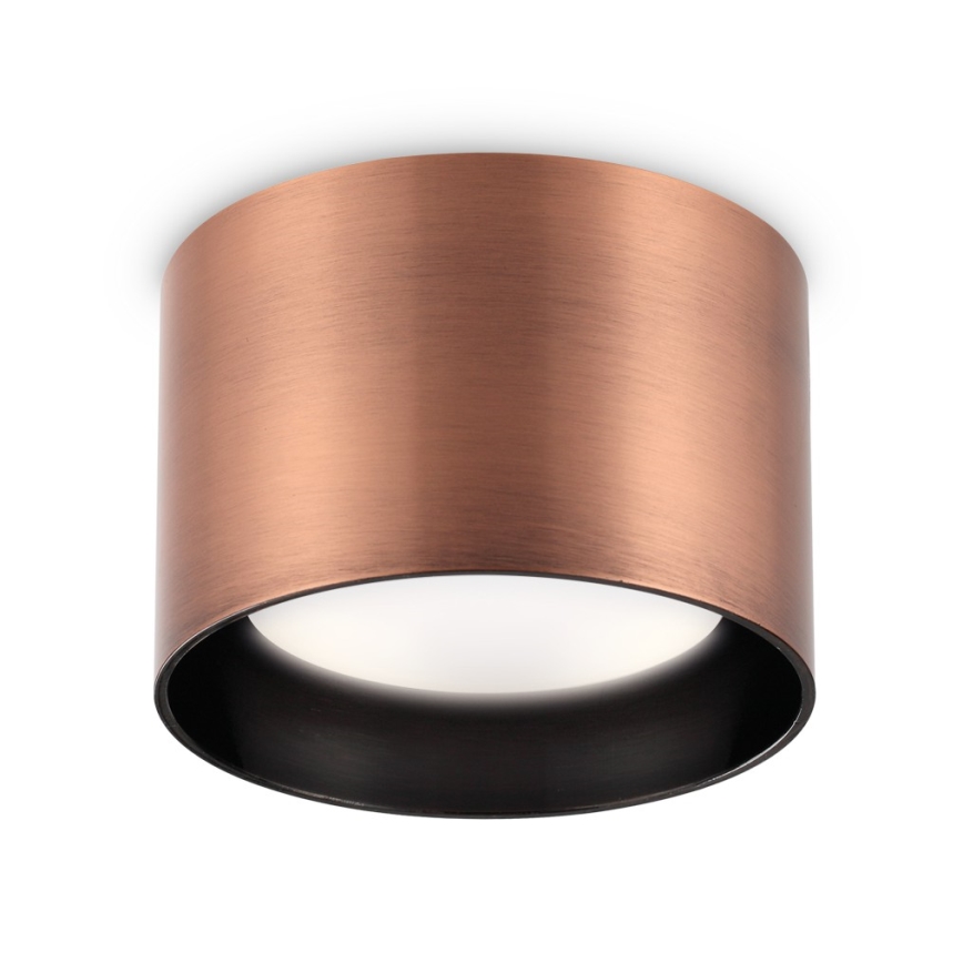 Ideal Lux - Foco LED SPIKE 1xGX53/9W/230V Ø 10 cm acabado cobre