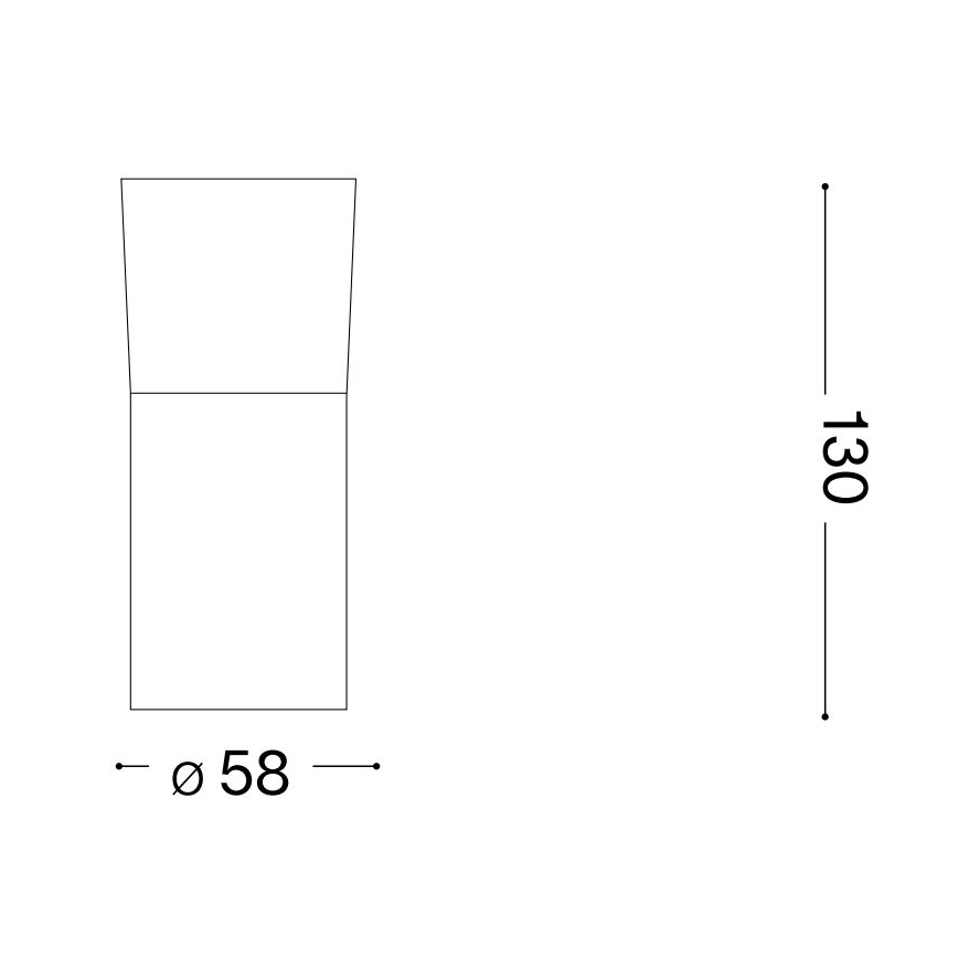 Ideal Lux - Foco LED TOBY 1xGU10/7W/230V CRI 90 negro