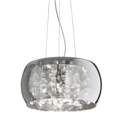 Ideal Lux - Lámpara colgante AUDI 5xG9/40W/230V ahumado