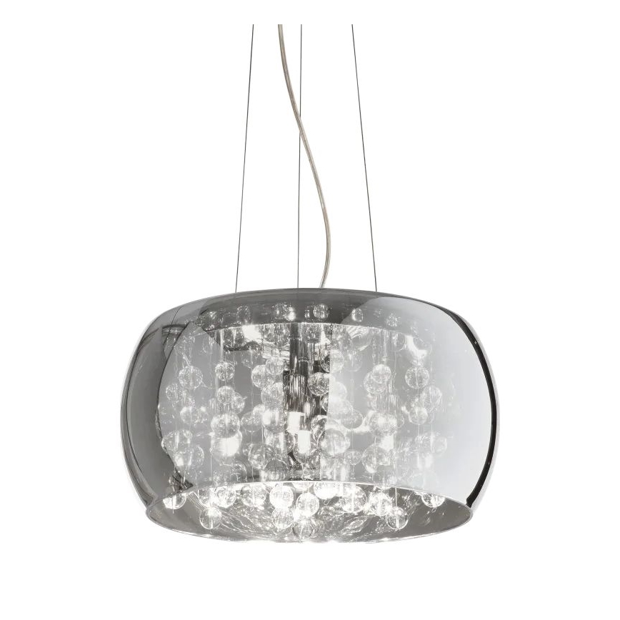 Ideal Lux - Lámpara colgante AUDI 5xG9/40W/230V ahumado