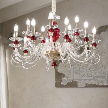 Ideal Lux - Lámpara colgante BARONET 15xE14/40W/230V