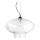 Ideal Lux - Lámpara colgante BISTRO 1xE27/60W/230V diá. 40 cm transparente