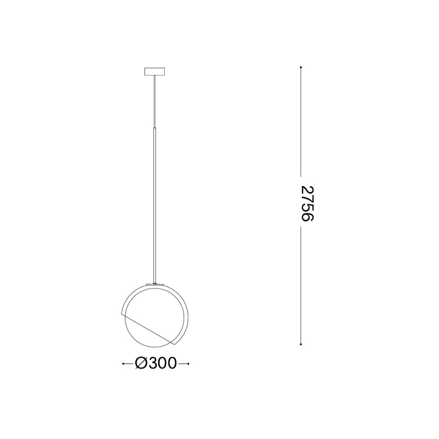 Ideal Lux - Lámpara colgante con cable BLOOM 1xE27/42W/230V Ø 30 cm dorado/beige ahumado