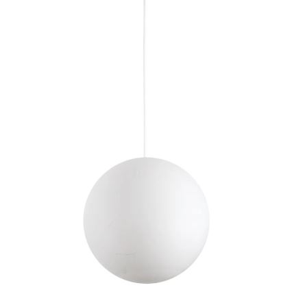Ideal Lux - Lámpara colgante CARTA 1xE27/25W/230V diá. 40 cm blanco