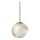 Ideal Lux - Lámpara colgante con cable BLOOM 1xE27/42W/230V Ø 22 cm dorado/beige ahumado