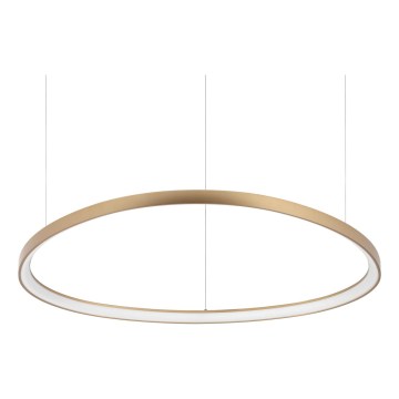 Ideal Lux - Lámpara colgante con cable GEMINI LED/78W/230V 2700K Ø 105 cm CRI 90 latón