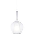 Ideal Lux - Lámpara colgante con cable KALIQUE 1xE27/42W/230V Ø 18 cm transparente