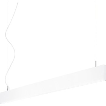 Ideal Lux - Lámpara colgante con cable LINUS LED/32W/230V 3000K IRC 90 120 cm blanca