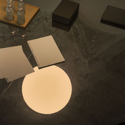 Ideal Lux - Lámpara colgante con cable MAPA 1xE27/42W/230V Ø 40 cm blanca