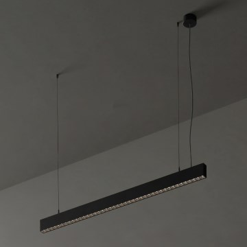 Ideal Lux - Lámpara colgante con cable OFFICE LED/30W/230V 3000K CRI 90 negro