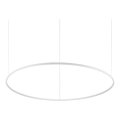 Ideal Lux - Lámpara colgante con cable ORACLE SLIM LED/83W/230V 3000K CRI 90 Ø 150 cm blanca
