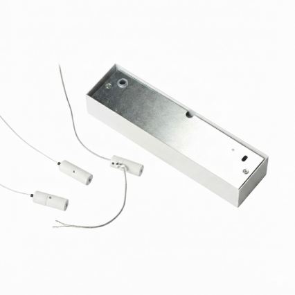 Ideal Lux - Lámpara colgante con cable ORACLE SLIM LED/83W/230V 3000K CRI 90 Ø 150 cm blanca